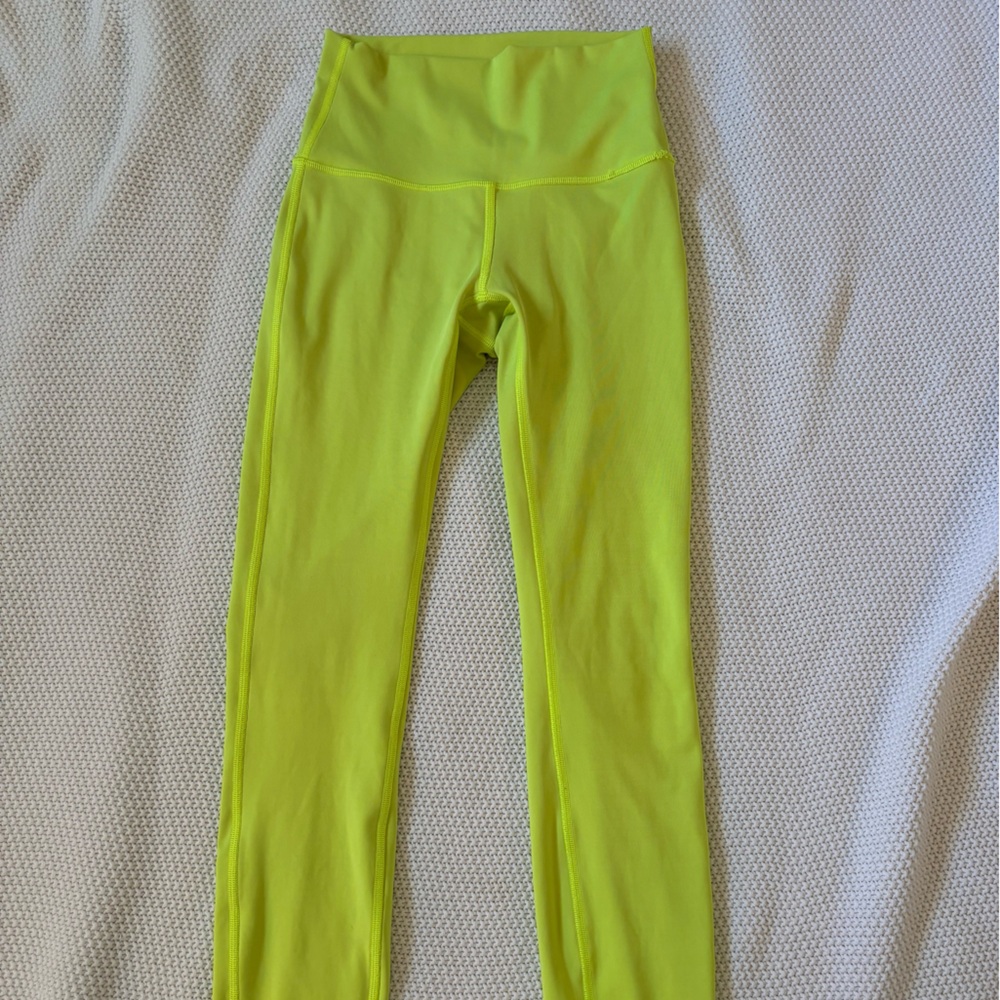 Lululemon Bright Yellow Leggings